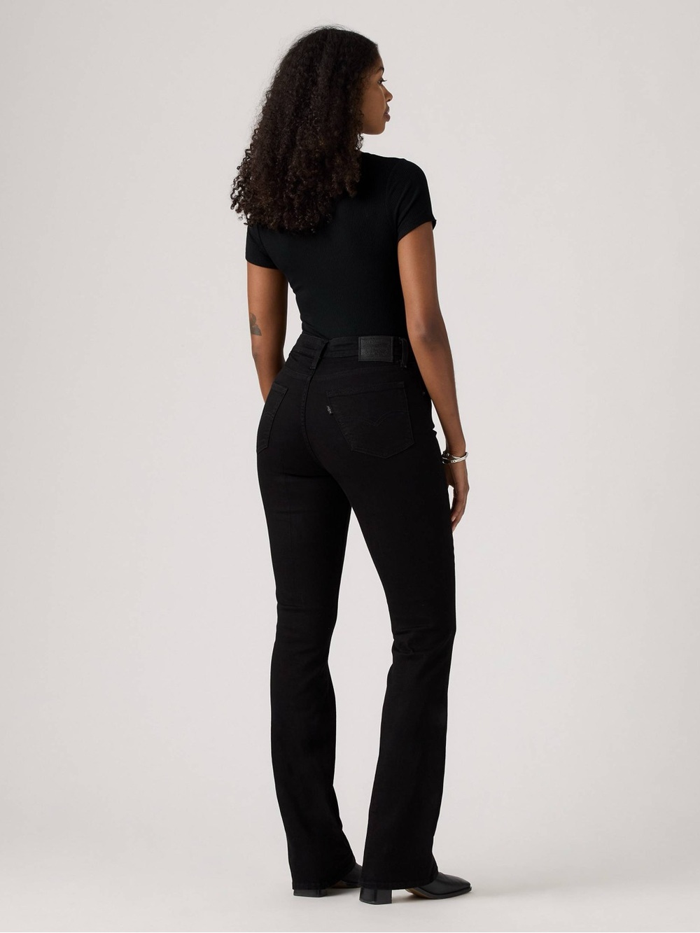 Levi’s 725 High Rise Bootcut Black Jeans